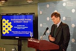 At a press briefing, World Resources Institute Jonathan Lash said that the Copenhagen Accord represents a new framework for future climate discussions
