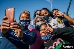 Black women have one of the highest turnout rates among American voters and are increasingly more powerful at the ballot box. Picture taken Nov. 2, 2020.