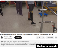 Captura de pantalla de publicación original de ABC News en YouTube. Con traducción automática.