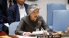 Menteri Luar Negeri Korea Selatan Kang Kyung-wha saat menghadiri Sidang Tahunan ke-73 Majelis Umum PBB di Markas Besar Perserikatan Bangsa-bangsa, New York, 27 September 2018. (Foto: dok).