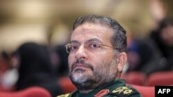 Gholamreza Soleimani, pejabat senior di pasukan garda revolusioner Iran yang memimpin pasukan Basij, menghadiri pertemuan di ibu kota Iran, Teheran, pada 24 November 2019. (Foto: AFP/Atta Kenare)