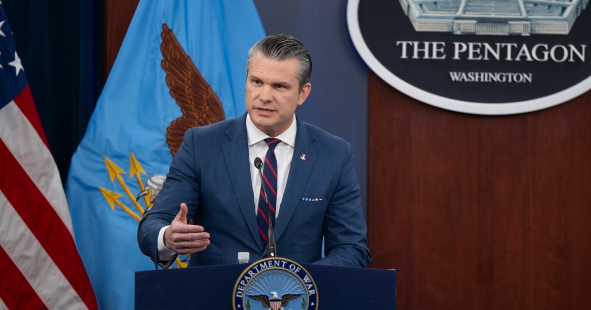 战争部长海格塞斯谈“史诗狂怒行动”