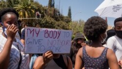 NAMIBIA protest against gender based violence