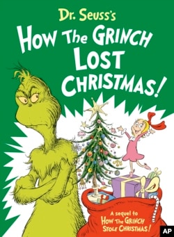 The cover of the new book "How the Grinch Lost Christmas!" The book is a follow-up story of the classic children's book "How the Grinch Stole Christmas!" (Photo/TM & © 2023 Dr. Seuss Enterprises, L.P., All Rights Reserved, via AP)