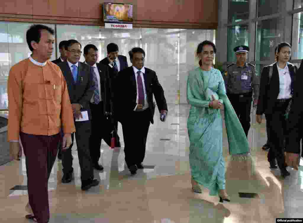 aung san suu kyi singapore trip start (Ministry of Foreign Affairs Myanmar)