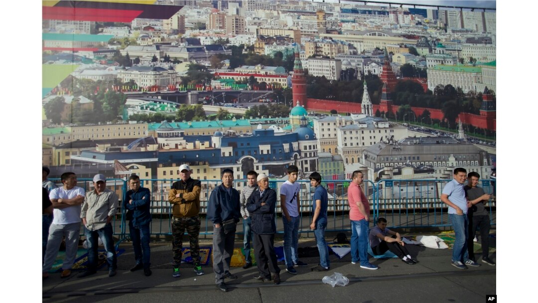 Markaziy osiyolik muhojirlar. 2016-yil. Moskva, Rossiya
