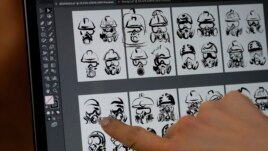 In this Wednesday, October 23, 2019 photo, a client who goes by the single name 