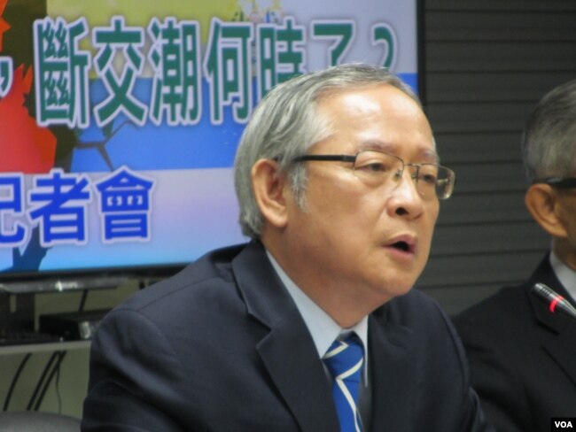 台湾在野党国民党前立委林郁方(美国之音张永泰拍摄)