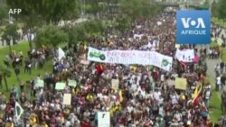 Manifestations contre le gouvernement en Colombie