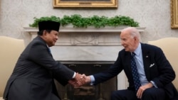 Presiden Prabowo Subianto bertemu Presiden AS Joe Biden di Gedung Putih, hari Selasa siang (12/11).