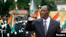 Alassane Ouattara, le président de la Côte d'Ivoire