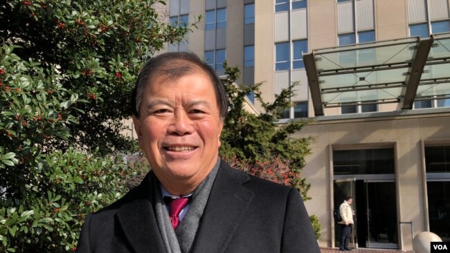 美国华裔前国会议员吴振伟(美国之音黎堡2020年2月28日摄)