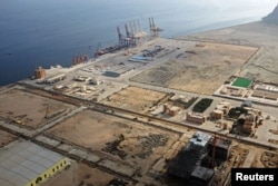 FILE - General View of Gwadar Harbor, Gwadar, Pakistan, October 4, 2017. China supports Pakistan's efforts to build and improve its transportation network, energy projects, deep-water port and special economic zones.