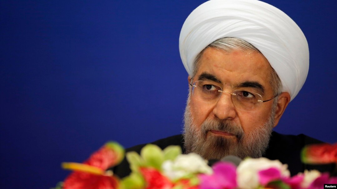 FILE - Iran's President Hassan Rouhani.