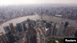 중국의 금융 중심지인 상하이. 