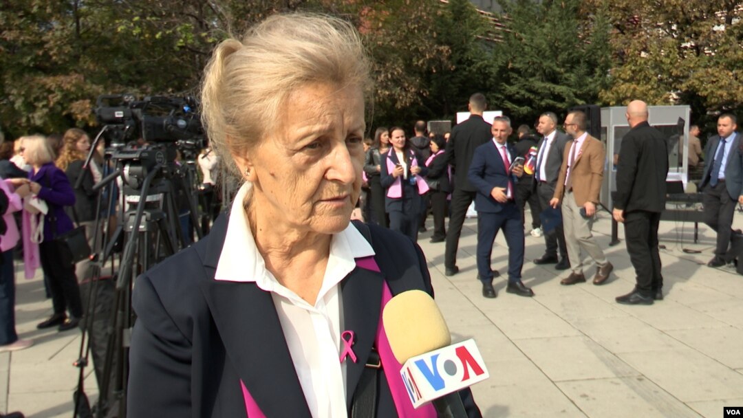 Nafije Ljatifi, direktorka kosovskog Centra za borbu protiv raka dojke “Jeta/Vita” (Foto: Glas Amerike)