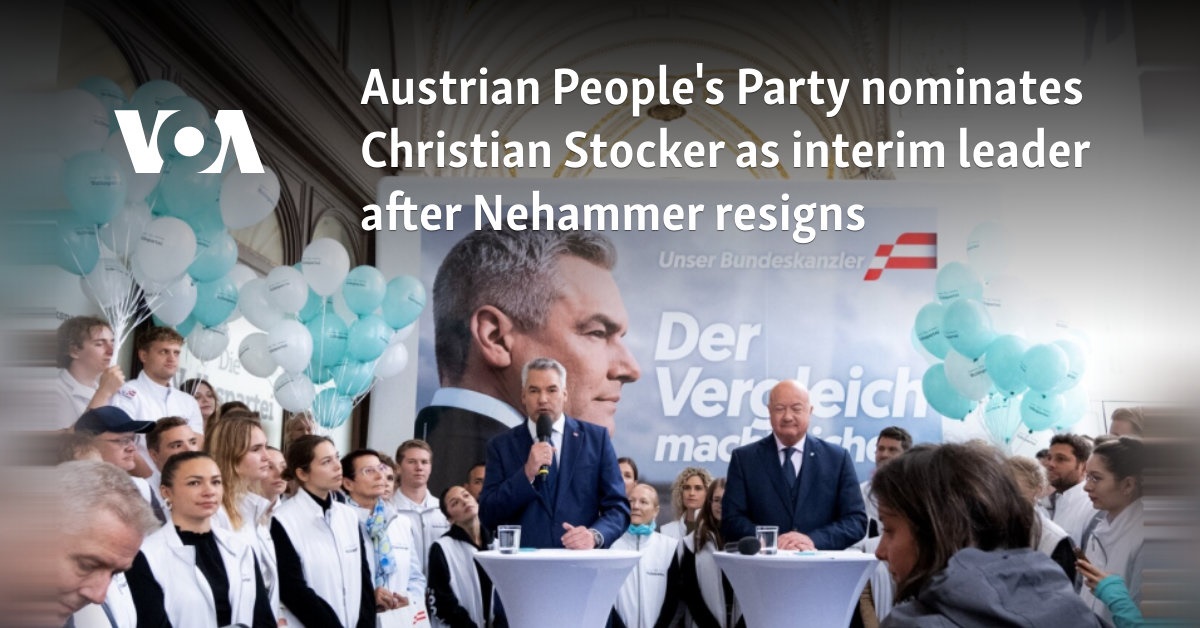 Austrian People's Party nominates Christian Stocker as interim leader after Nehammer resigns 