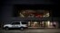 A police car is seen at a closed terminal before the arrival of an aircraft bringing government employees and other Americans from the coronavirus threat in Wuhan, China, at an airport in Anchorage, Alaska, Jan. 28, 2020. 