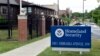 FILE - A view outside the Homeland Security Department headquarters in Washington.