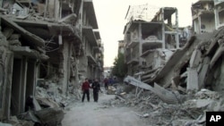 Esta semana la fuerza aérea del régimen sirio volvió a bombardear la ciudad de Homs.