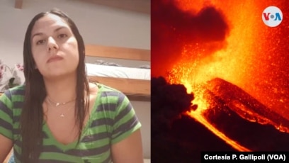 Vivo Con Nervios Y Mucha Incertidumbre Venezolana Testigo De Erupcion De Volcan De La Palma