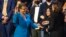 Karen Bass, the first Black woman elected Los Angeles mayor, is sworn in by Vice President Kamala Harris, a longtime friend and former California attorney general in Los Angeles, Dec. 11, 2022.