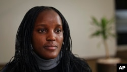 FILE: Ugandan climate activist Vanessa Nakate is interviewed by The Associated Press in Kampala, Uganda. Taken 12.6.2021