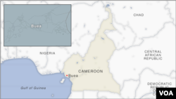 Map of Buea, Cameroon, site of Mount Cameroon Race of Hope marathon.