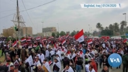 Iraqis Protest US Military Presence