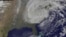 Satellite image of Hurricane Sandy 