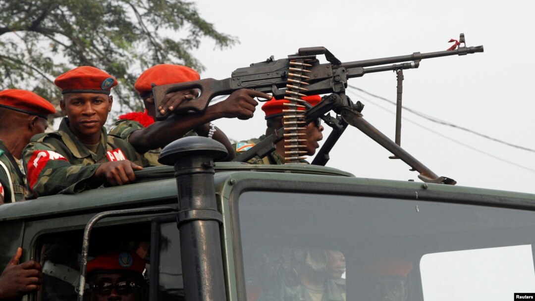 Polisi militer melakukan patroli di Kinshasa, Ibukota Republik Demokratik Kongo (foto: ilustrasi). 