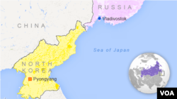 Khu vực biên giới giữa Nga và Bắc Triều Tiên.