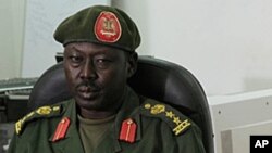 FILE - SPLA spokesman Philip Aguer.