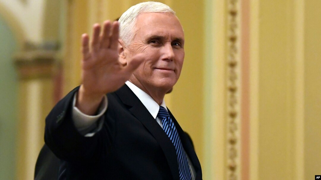 Wakil Presiden Amerika Serikat Mike Pence (foto: dok). 