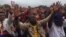 FILE: MDC activists attending a rally addressed by Nelson Chamisa in Gweru, Midlands province.