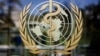 ARCHIVO - El logotipo de la Organización Mundial de la Salud visto en la sede de la OMS en Ginebra, Suiza, 11 de junio de 2019.