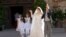 Prince Felix of Luxembourg and his wife Claire Lademacher after their church wedding in Saint-Maximin-La-Sainte-Baume, southern France.&nbsp;