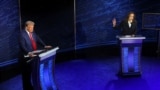 ARCHIVO - El expresidente Donald Trump y la vicepresidenta Kamala Harris debaten en el primer y hasta único cara a cara presidencial entre los dos candidatos, el 10 de septiembre de 2024. 