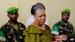 Catherine Samba-Panza, la présidente centrafricaine.