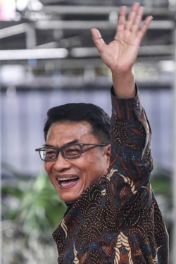 Kepala Staf Kepresidenan Republik Indonesia, Moeldoko usai konferensi pers di Jakarta, 3 Februari 2021 (Foto: Antara/Reuters)
