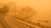 عکسی از یکی از روزهای پر از گرد و غبار و آلودگی هوا در اهواز