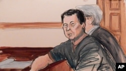 吳立勝2015年10月6日在聯邦法院過堂