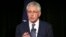 U.S. Secretary of Defense Chuck Hagel speaks during a press conference with Australia's Defense Minister David Johnston in Sydney, Australia, Aug. 11, 2014. 
