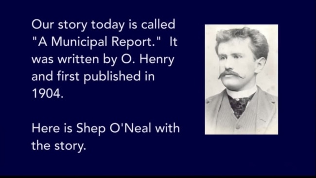 A Municipal Report by O. Henry