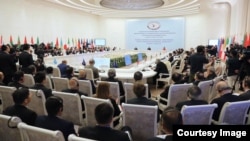 Conference held in Tashkent, Uzbekistan, March 27, 2018. 