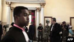 Des avocats dans un tribunal à Antananarivo, Madagascar, 8 octobre 2015.