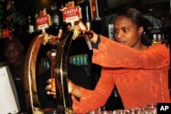 Johannesburg bar manager Candice Masondo expects to be very busy during the forthcoming football World Cup in South Africa