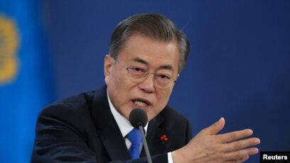 Tổng thống Hàn Quốc Moon Jae-in ở thế khó sau khi đàm phán Mỹ-Triều thất bại