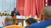 Le président Félix Tshisekedi prononce un discours avant les deux journées parlementaires, Kinshasa, 13 décembre 2021