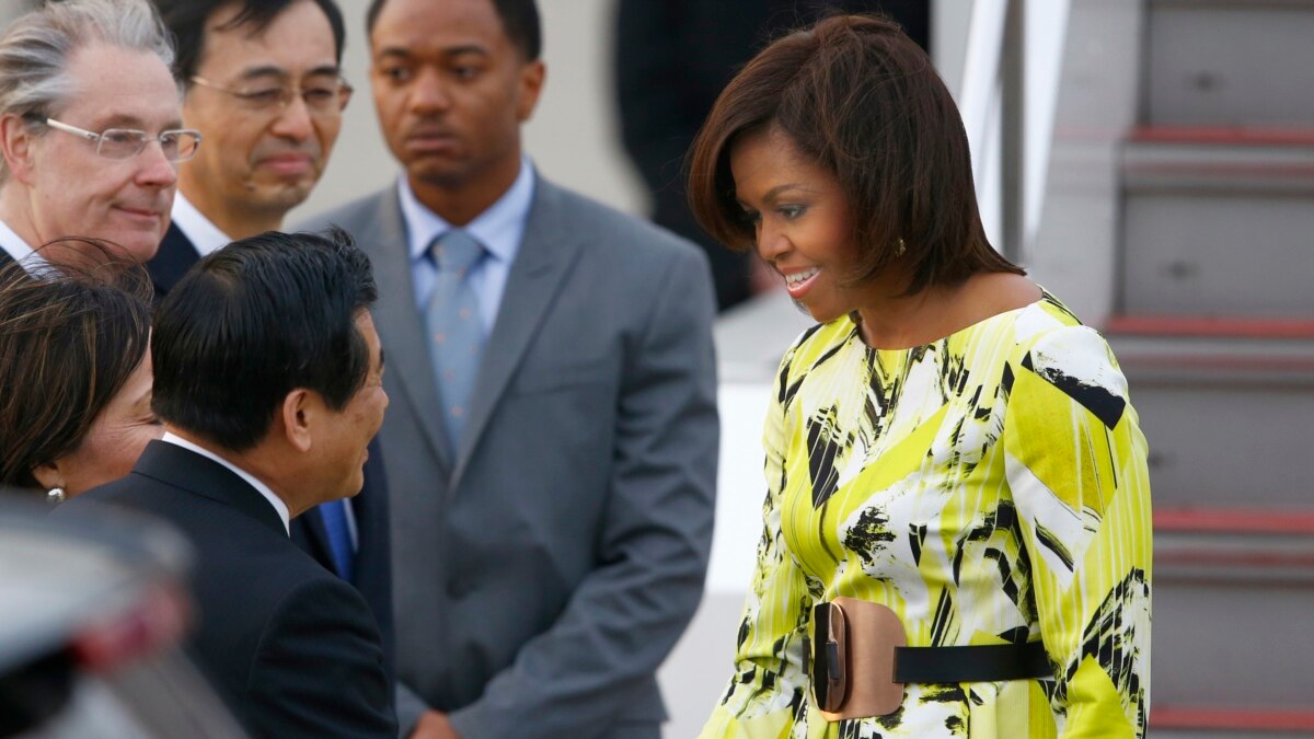 US First Lady Michelle Obama Visits Japan, Cambodia